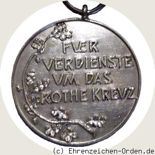 Rote Kreuz Medaille 2.Klasse 1898 R&uuml;ckseite