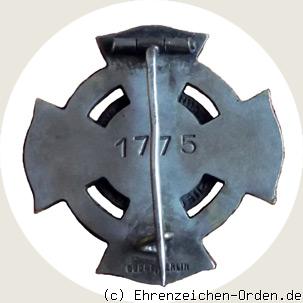 Ehrenzeichen des Preußischen Landesvereins vom Roten Kreuz 10 Jahre R&uuml;ckseite