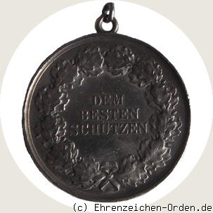 Schieß-Preismedaille Kaiser und König Wilhelm I. 1861 R&uuml;ckseite