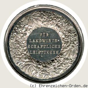 Staatspreis für landwirtschaftliche Leistungen in Silber (2.Stempel) 1878 R&uuml;ckseite