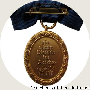 Dienstauszeichnung Reichsarbeitsdienst 1.Stufe Frauen R&uuml;ckseite