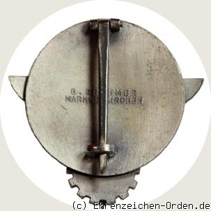 Ehrenzeichen Gausieger im Reichsberufswettkampf 1939 R&uuml;ckseite