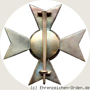 Fürstlich Reußisches Ehrenkreuz Offizierskreuz R&uuml;ckseite