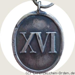 Dienstauszeichnung für Unteroffiziere 16 Dienstjahre R&uuml;ckseite