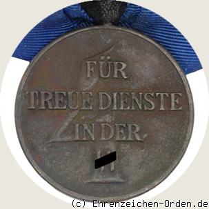 SS-Dienstauszeichnung 4. Stufe für 4 Jahre R&uuml;ckseite