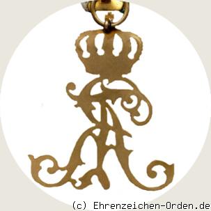 Abzeichen Präsidialmitglieder mit der Chiffre FAR R&uuml;ckseite