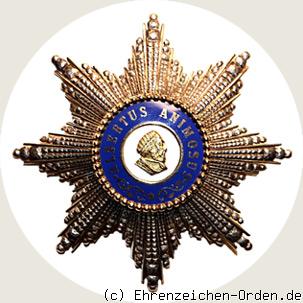 Albrechtsorden Bruststern zum Großkreuz (1. Form brilliantiert um 1851)