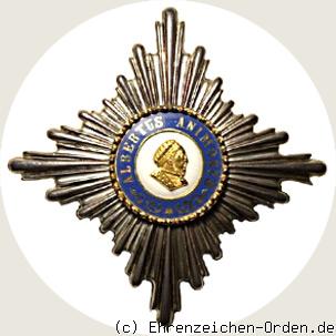 Albrechtsorden Bruststern zum Komtur 1. Klasse (1. Form um 1851)