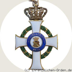 Albrechtsorden Grosskreuz / Komturkreuz (mehrteilig) 2. Form R&uuml;ckseite
