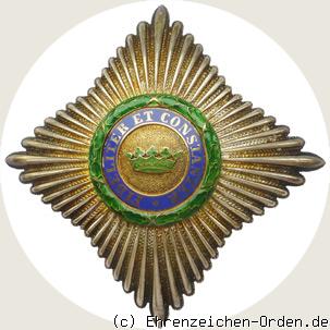 Herzoglich Sachsen-Ernestinischer Hausorden Bruststern zum Komtur 1.Klasse