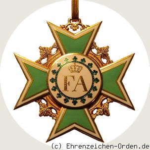 Hausorden der Rautenkrone – Ordenskreuz