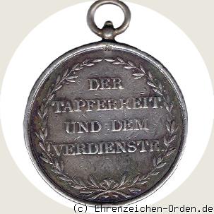 Silberne Militär-Verdienstmedaille 1814 R&uuml;ckseite