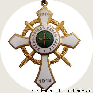 Sächsisches Kriegsehrenkreuz 2. Klasse R&uuml;ckseite