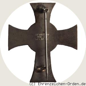 Ehrenzeichen des Sächsischen Landesvereins vom Roten Kreuz 2. Klasse R&uuml;ckseite