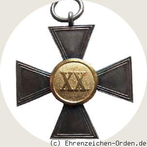 Landwehr Dienstauszeichnung 1. Klasse R&uuml;ckseite