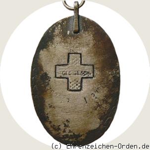 Ehrenzeichen des Sächsischen Landesvereins vom Roten Kreuz 3. Klasse R&uuml;ckseite