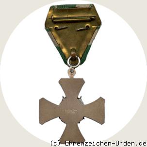 Ehrenzeichen 3.Klasse für 25 Jahre des Sächsischen-Militär-Vereins-Bundes R&uuml;ckseite