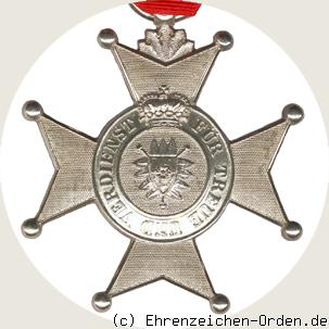 Fürstlich Lippischer Hausorden Silbernes Verdienstkreuz R&uuml;ckseite