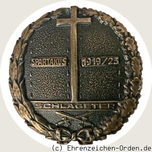 Schlageterschild runde Form Kämpfer