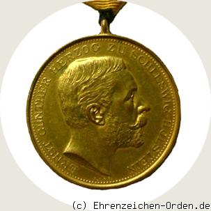 Erinnerungsmedaille Herzog Ernst Günther ohne Datum