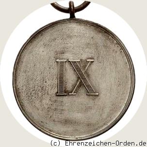 Dienstauszeichnung 3. Klasse für 9 Jahre 1914 R&uuml;ckseite