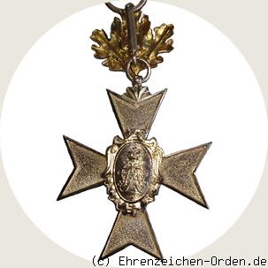 Fürstlich Schwarzburgisches Ehrenkreuz – Kreuz 3.Klasse mit Eichenbruch R&uuml;ckseite