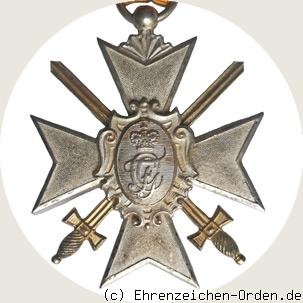 Fürstlich Schwarzburgisches Ehrenkreuz – Kreuz 4. Klasse mit Schwertern R&uuml;ckseite