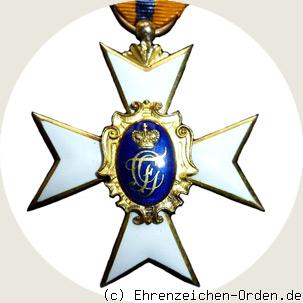 Fürstlich Schwarzburgisches Ehrenkreuz – Kreuz 2.Klasse R&uuml;ckseite