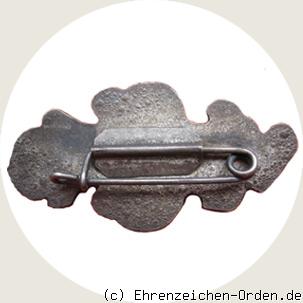 Souville Eichenlaubspange für das Reserve-Infanterie-Reg. 81 R&uuml;ckseite