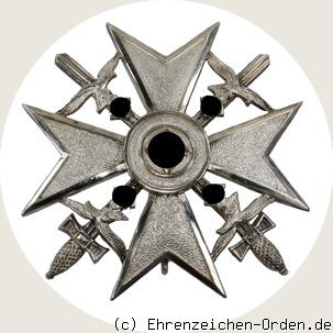Spanienkreuz in Silber mit Schwertern