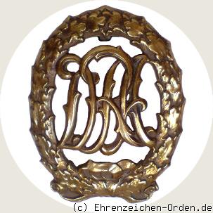 Sportabzeichen DRA (Deutscher Reichsausschuss für Leibesübungen) in Bronze