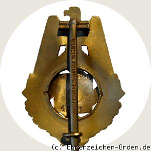 Ehrenzeichen der Technischen Nothilfe 1923 R&uuml;ckseite