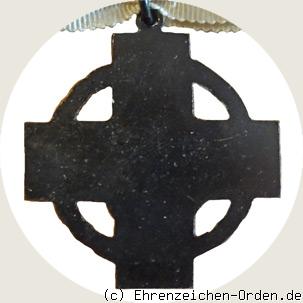 Erinnerungskreuz 1926 vom Vaterländischen Frauen-Verein vom Roten Kreuz R&uuml;ckseite