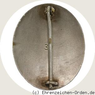Verwundetenabzeichen 1939 in Silber (2.Form) R&uuml;ckseite
