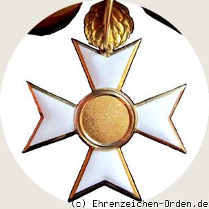 Militärverdienstkreuz für Offiziere 1. Klasse 1861 R&uuml;ckseite
