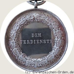 Allgemeines Ehrenzeichen in Silber Dem Verdienste R&uuml;ckseite
