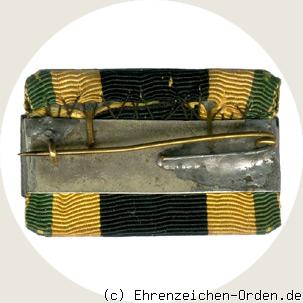 Dienstauszeichnung 3. Klasse Schnalle 1872 R&uuml;ckseite