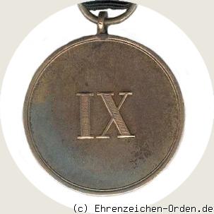 Dienstauszeichnung 3. Klasse für 9 Jahre R&uuml;ckseite