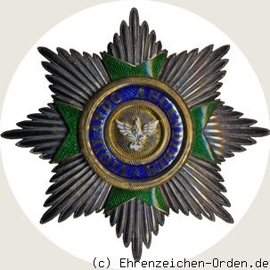 Hausorden der Wachsamkeit / Vom weißen Falken – Bruststern zum Großkreuz