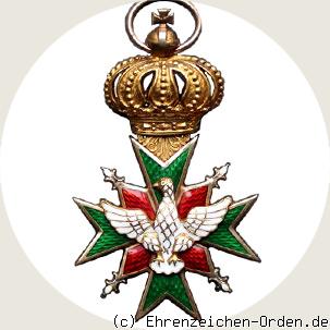 Hausorden der Wachsamkeit / Vom Weißen Falken Ritterkreuz 1.Klasse