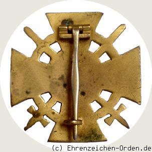 Ehrenkreuz des Westfront-Kämpfer-Bundes R&uuml;ckseite