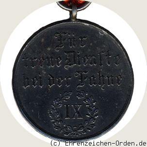 Dienstauszeichnung 3.Klasse 1913 für 9 Jahre R&uuml;ckseite
