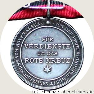 Silberne Karl-Olga-Medaille R&uuml;ckseite