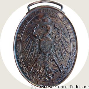 Fahnenmedaille für Kriegervereine 1895 R&uuml;ckseite