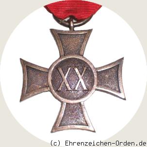 Landwehr-Dienstauszeichnung 1. Klasse 1891 R&uuml;ckseite