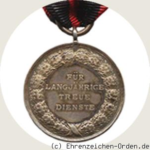 Medaille der König-Karl-Jubiläumsstiftung Freistaat Württemberg R&uuml;ckseite