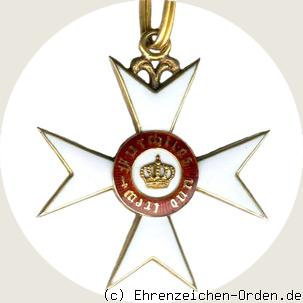 Orden der württembergischen Krone  Ritterkreuz R&uuml;ckseite