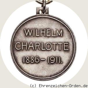 Silberne Hochzeitsmedaille 1911 R&uuml;ckseite