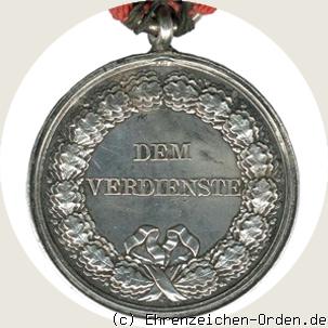 Silberne Zivilverdienstmedaille 1892 R&uuml;ckseite