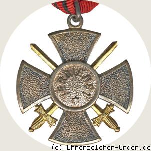 Verdienstkreuz mit Schwertern R&uuml;ckseite